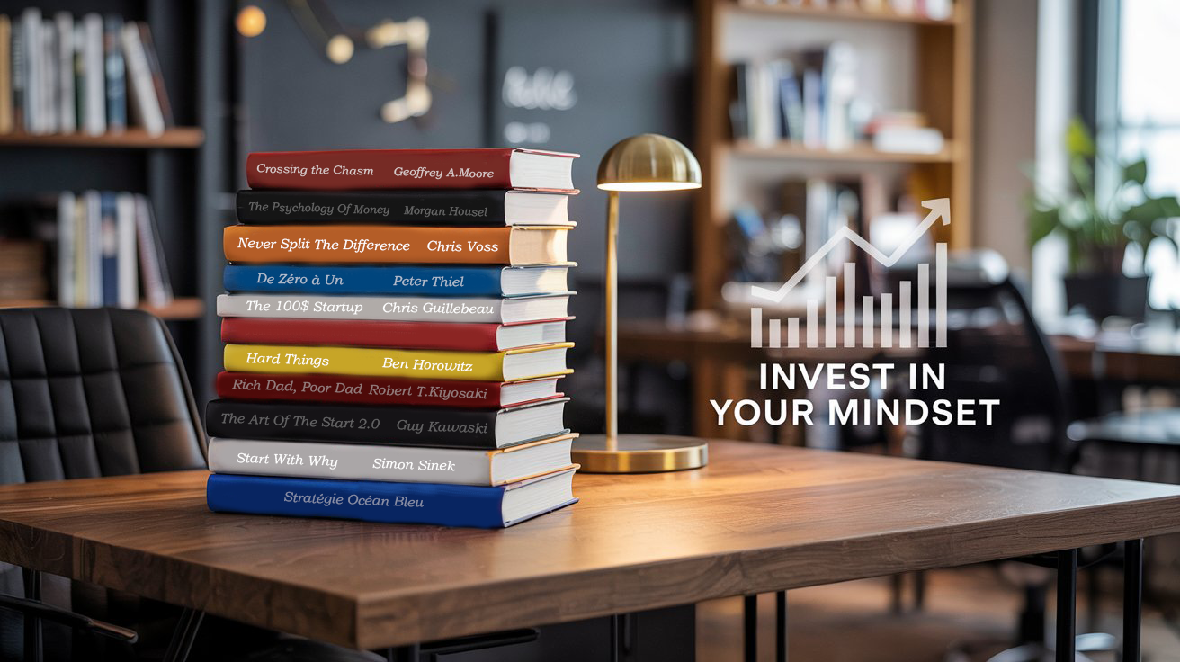 La bibliothèque secrète des entrepreneurs à succès : 10 livres incontournables pour les entrepreneurs en 2025